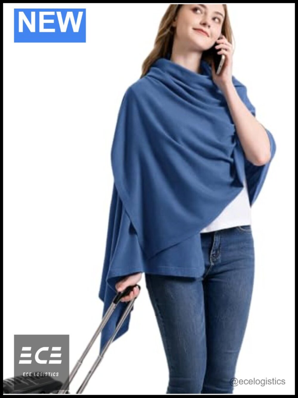 Soft Knit Travel Shawl Wrap Large Lightweight Machine Wash Pashmina Scarf